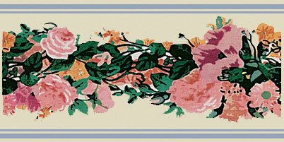 Бордюры Petracers garland a su panna, цвет разноцветный, поверхность матовая, прямоугольник, 100x200