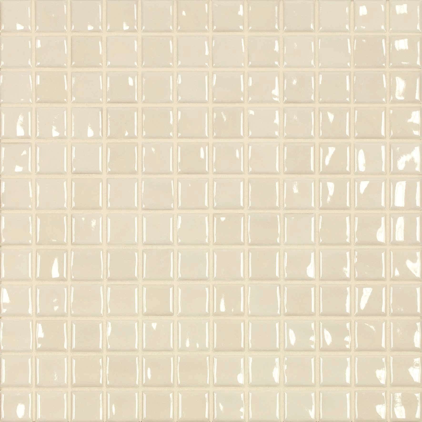 Мозаика Jasba 41920H Amano Cream Glossy, цвет бежевый, поверхность глянцевая, квадрат, 316x316