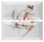 Декоративные элементы Cevica Dec. Ballet 2 Antic Blanco, цвет белый, поверхность глянцевая, квадрат, 150x150