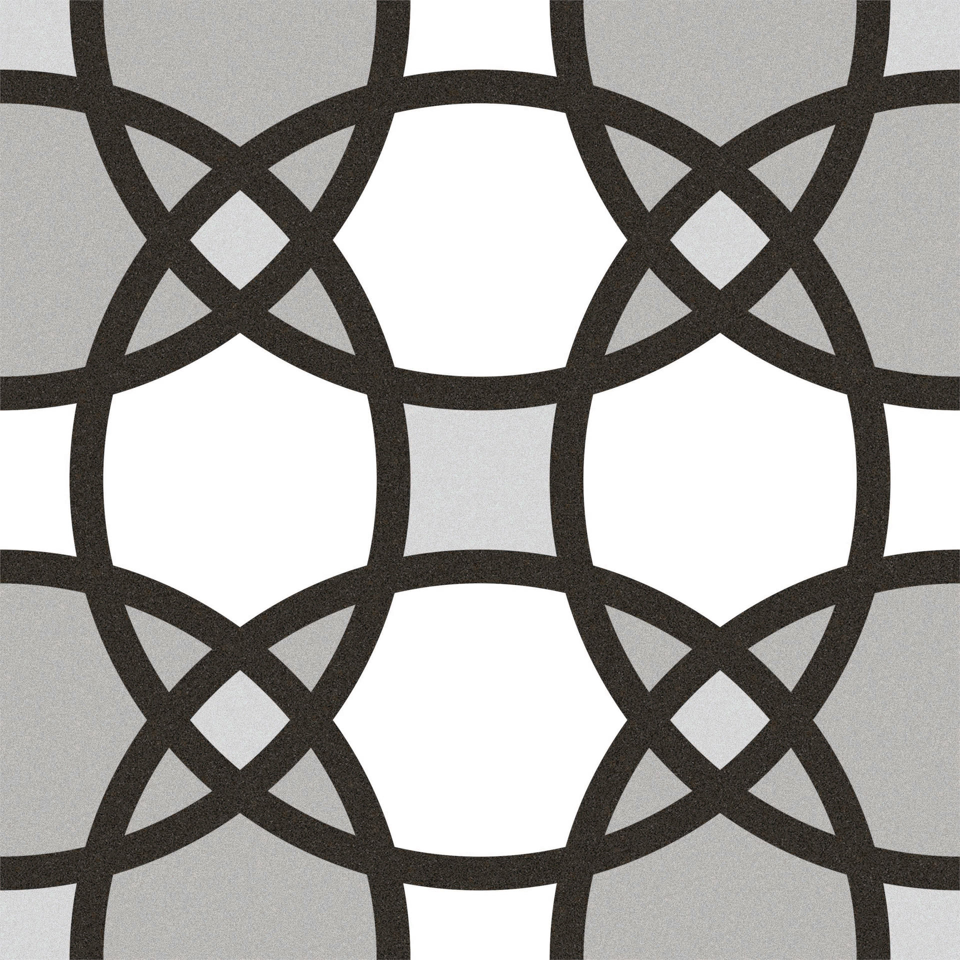 Декоративные элементы Self Style More Decor 8, цвет чёрно-белый, поверхность матовая, квадрат, 200x200