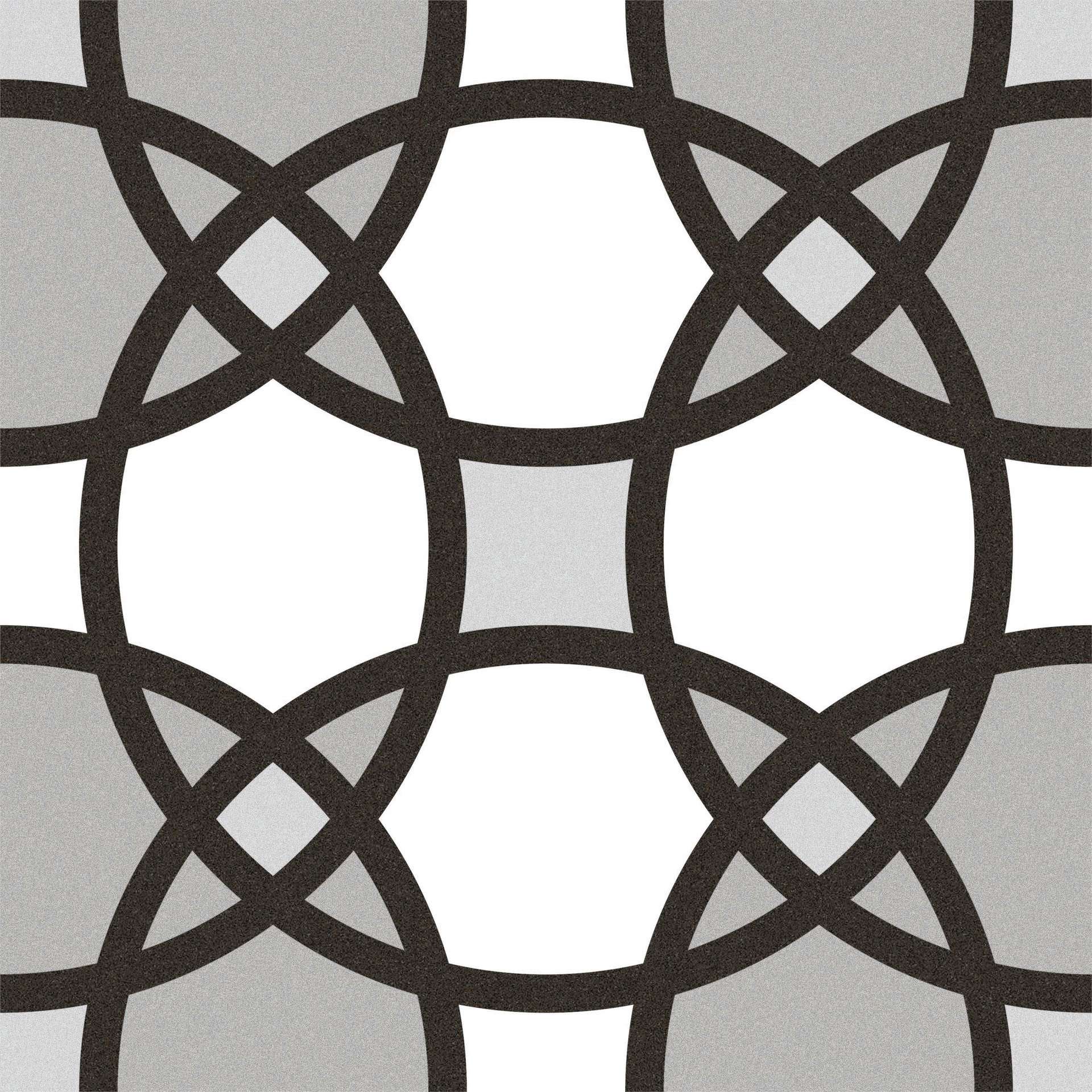 Декоративные элементы Self Style More Decor 8, цвет чёрно-белый, поверхность матовая, квадрат, 200x200
