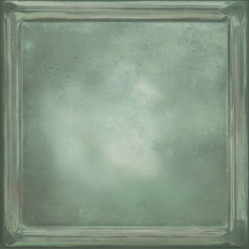Керамическая плитка Aparici Glass Green Pave, цвет зелёный, поверхность глянцевая, квадрат, 201x201