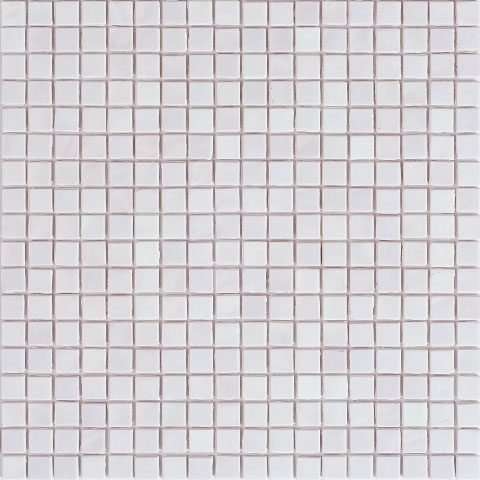 Мозаика Alma Mosaic Opaco NA47, цвет белый, поверхность глянцевая, квадрат, 295x295