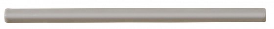 Бордюры Adex ADST5188 Bullnose Trim Graystone, цвет серый, поверхность глянцевая, прямоугольник, 7,5x198