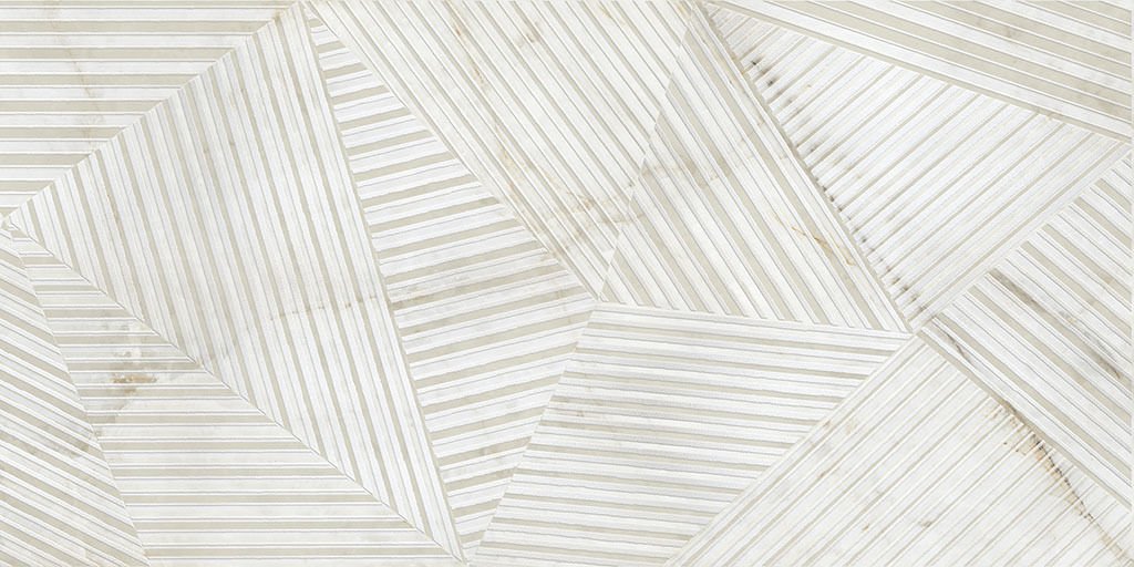 Декоративные элементы Grespania Cuarzo Reno Dec Prisma, цвет серый, поверхность глянцевая, прямоугольник, 300x600