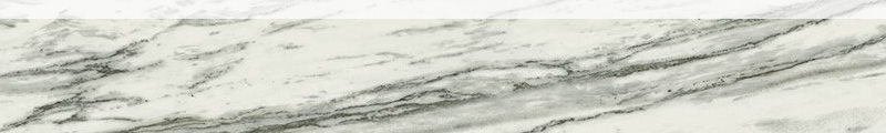 Бордюры Italon Skyfall Bianco Paradiso Battiscopa Cerato 610130004599, цвет серый, поверхность патинированная, прямоугольник, 72x600