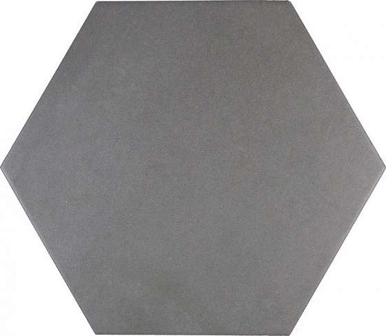 Керамическая плитка Adex ADPV9013 Pavimento Hexagono Dark Gray, цвет серый тёмный, поверхность матовая, шестиугольник, 200x230