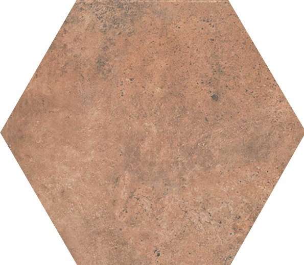 Керамогранит Cir Recupera Esagona Cotto Naturale 1050686, цвет коричневый, поверхность матовая, прямоугольник, 240x277