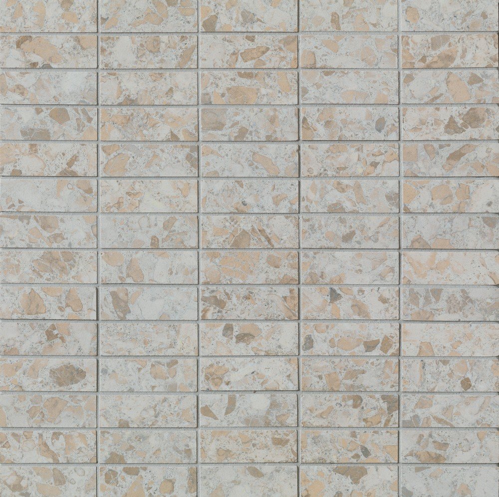 Мозаика Settecento Accademia Mosaico Bianco, цвет серый, поверхность матовая, квадрат, 312x312