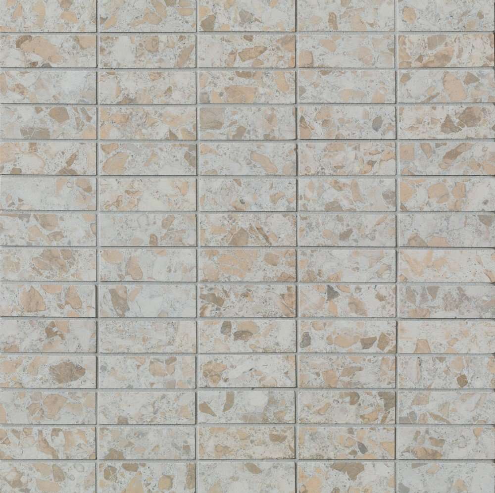 Мозаика Settecento Accademia Mosaico Bianco, цвет серый, поверхность матовая, квадрат, 312x312