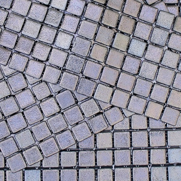Мозаика Mosavit Metalico Plata, цвет серый, поверхность глянцевая, квадрат, 316x316