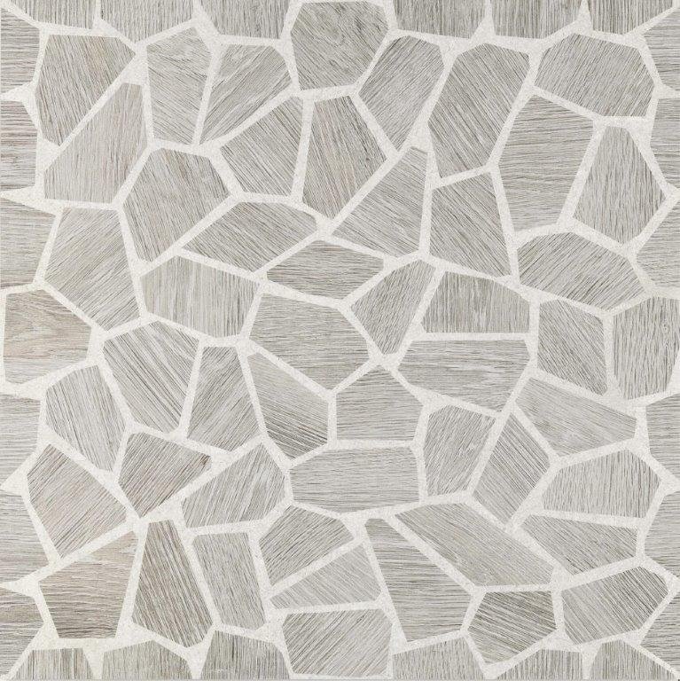 Декоративные элементы Piemme Bits&Pieces Facet Powder Bone Nat. Ret. 01162, цвет белый, поверхность матовая, квадрат, 600x600