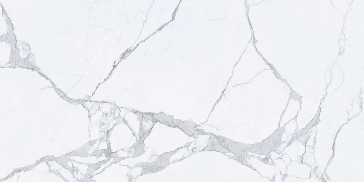 Керамогранит Tagina Statuario Luc, цвет белый серый, поверхность полированная, прямоугольник, 600x1200
