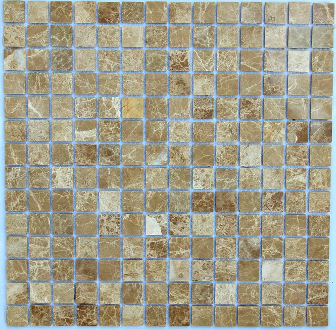 Мозаика NS Mosaic KP-726, цвет коричневый, поверхность полированная, квадрат, 305x305