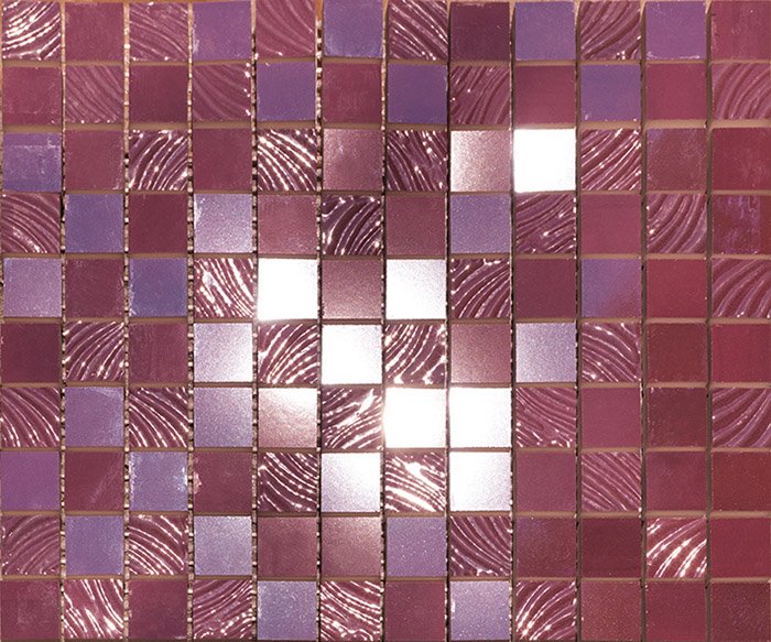 Мозаика Paul Skyfall Mosaico Wine, цвет бордовый, поверхность глянцевая, прямоугольник, 250x300