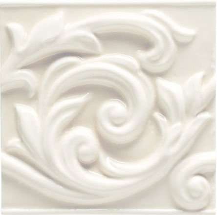 Декоративные элементы Grazia Essenze Voluta Magnolia VO01, цвет бежевый, поверхность глянцевая, квадрат, 130x130