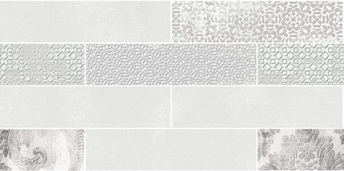 Декоративные элементы Caesar Layers Blank00 Decori Wire03 ADJ4, цвет белый, поверхность натуральная, прямоугольник, 300x600