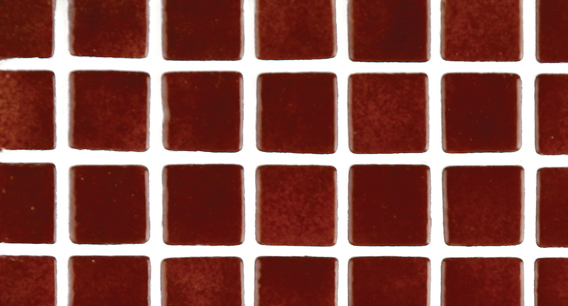 Мозаика Ezarri Niebla 2504 - А, цвет бордовый, поверхность глянцевая, прямоугольник, 313x495