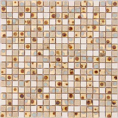 Мозаика Caramelle Mosaic Antichita Classica 10 (Камень и металл), цвет бежевый, поверхность глянцевая, квадрат, 310x310