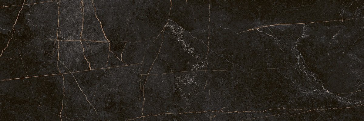 Керамическая плитка Керамин Барселона 5, цвет чёрный, поверхность глянцевая, прямоугольник, 250x750