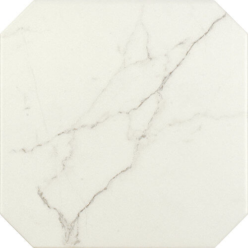 Керамогранит APE Verona Octagon White, цвет белый, поверхность матовая, восьмиугольник, 200x200