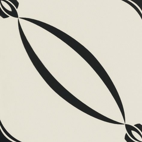 Керамогранит Grazia Althaus Berlino Nero AHB5, цвет чёрно-белый, поверхность матовая, квадрат, 200x200
