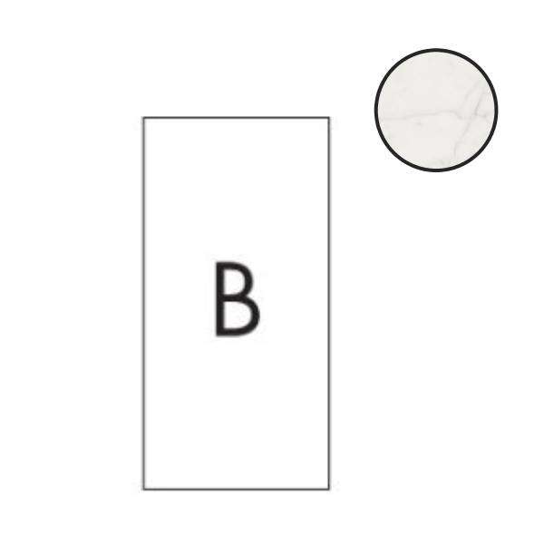 Керамогранит ABK Sensi Signoria Statuario Light B Lap PF60011879, цвет белый серый, поверхность лаппатированная, прямоугольник, 600x1200