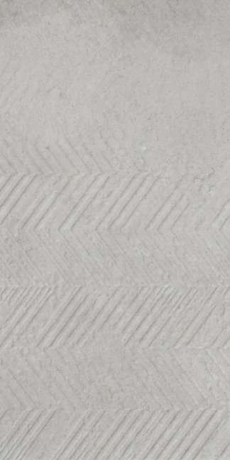 Керамогранит Made+39 Cement8 Gesso Rett. CG00300, цвет серый, поверхность структурированная, прямоугольник, 150x300