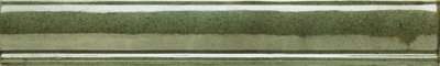 Бордюры Mainzu Moldura Catania Verde, цвет зелёный, поверхность глянцевая, прямоугольник, 50x300