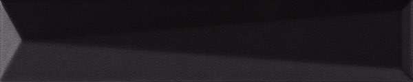 Керамическая плитка Ava UP Lingotto Black Matte 192082, цвет чёрный, поверхность матовая 3d (объёмная), под кирпич, 50x250