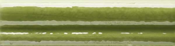 Бордюры Mainzu Moldura Calabria Pistacho, цвет зелёный, поверхность глянцевая, прямоугольник, 40x150