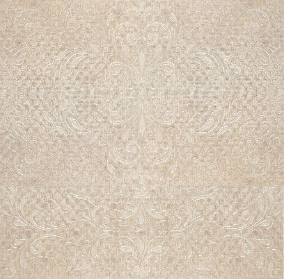 Панно Atlantic Tiles Couture Decor Haute Couture Mix 3, цвет бежевый, поверхность матовая, квадрат, 900x900
