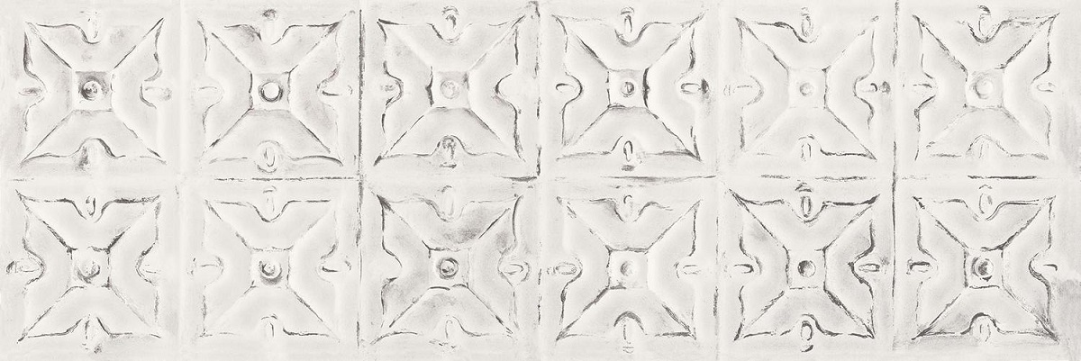 Керамическая плитка Eurotile Rebellion Relief 693, цвет серый, поверхность матовая, рельефная, прямоугольник, 300x900