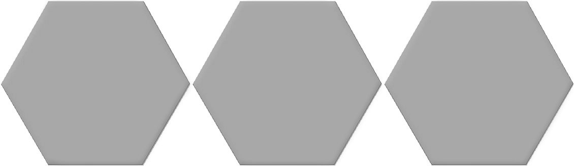 Керамогранит Oset Versalles HEX Grey, цвет серый, поверхность матовая, прямоугольник, 200x240