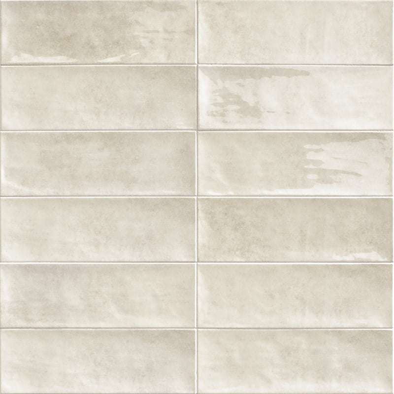 Керамическая плитка Mainzu Cinque Terre Bianco, цвет белый, поверхность глянцевая, прямоугольник, 100x300