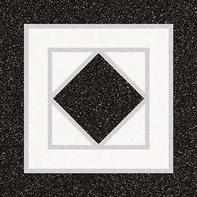 Вставки Peronda 14685 T.HV-12, цвет чёрно-белый, поверхность матовая, квадрат, 110x110