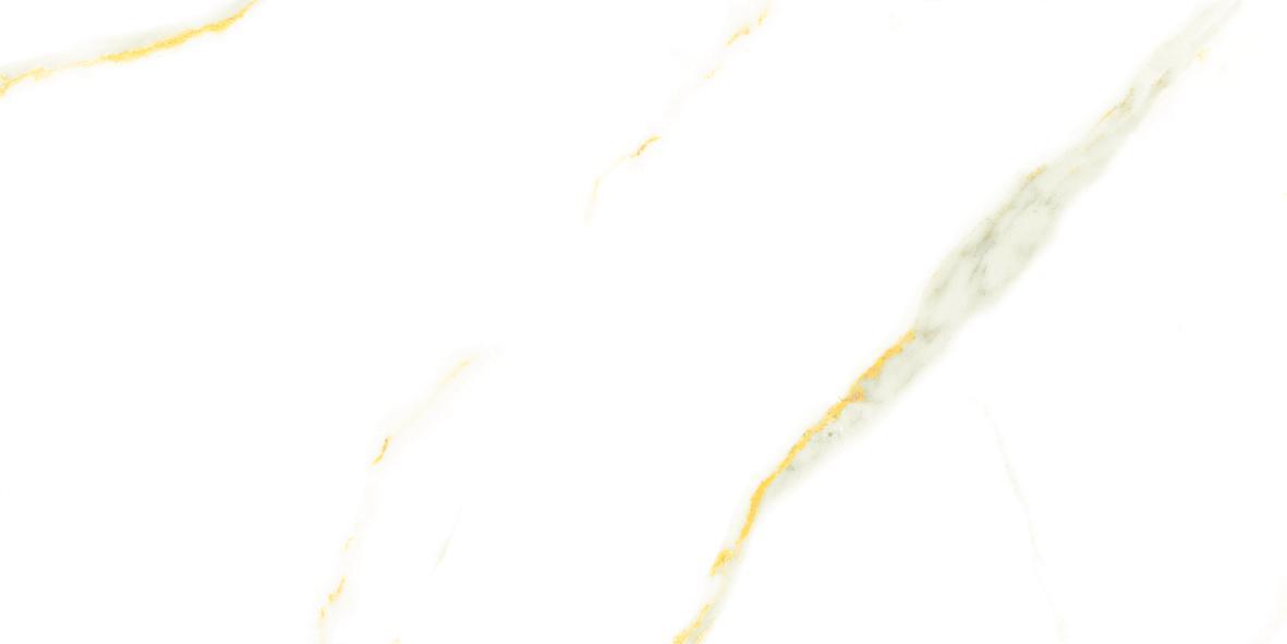 Керамогранит Laparet Golden White Statuario, цвет белый серый бежевый, поверхность полированная, прямоугольник, 600x1200