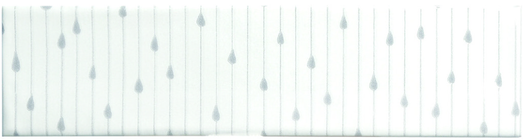 Керамическая плитка Self Style Seventies Wallpaper 7, цвет белый, поверхность глянцевая, прямоугольник, 75x300