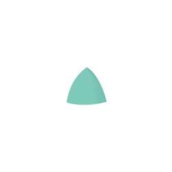 Спецэлементы Cinca Color Line Sea Green Boiserie Angle 0441/007, цвет бирюзовый, поверхность глянцевая, квадрат, 20x20