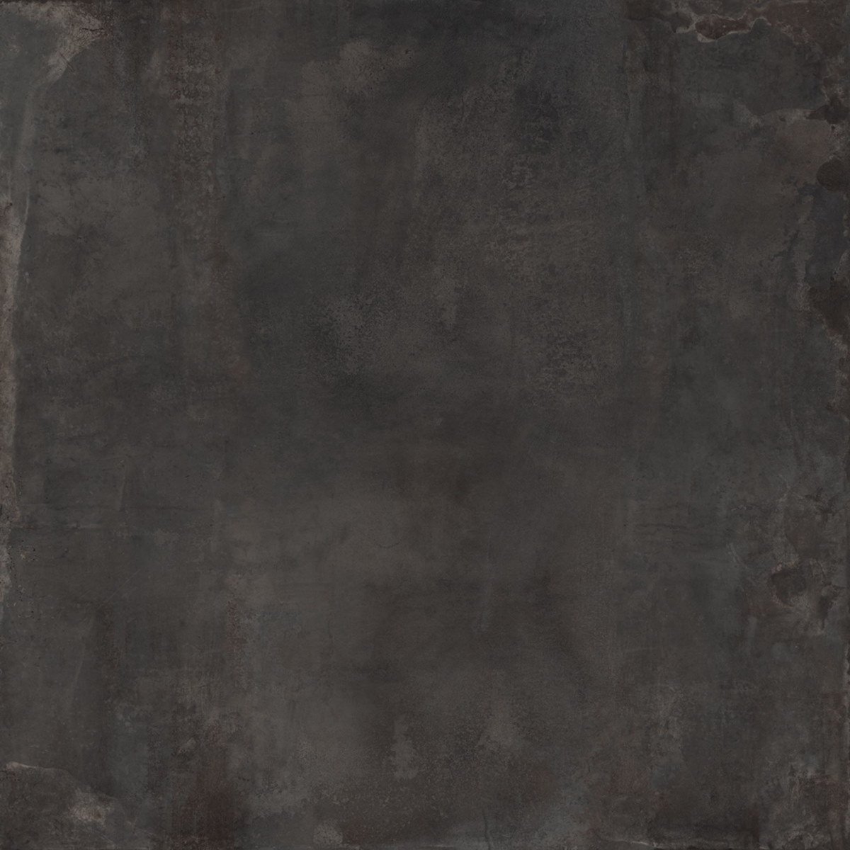 Керамогранит Piemme Materia Deep Nat/Ret 02852, цвет чёрный, поверхность матовая, квадрат, 600x600