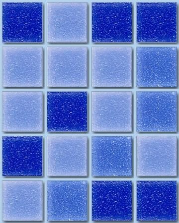 Мозаика Irida Breeze Bluedream, цвет синий, поверхность глянцевая, квадрат, 327x327