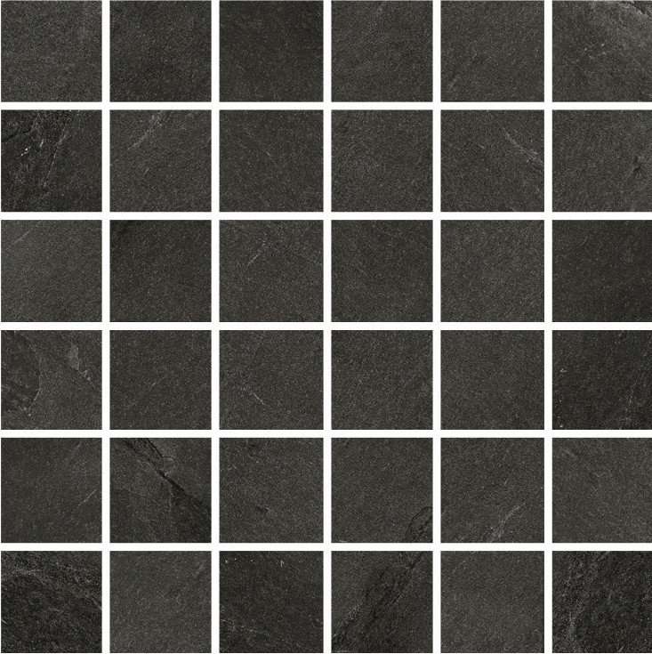 Мозаика Imola X-Rock Mk.N, цвет чёрный, поверхность матовая, квадрат, 300x300