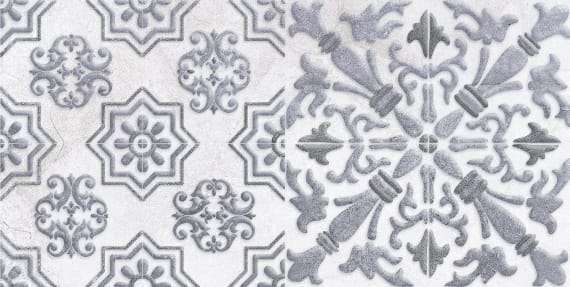 Декоративные элементы Lasselsberger Кампанилья 1641-0091, цвет серый, поверхность матовая, прямоугольник, 200x400