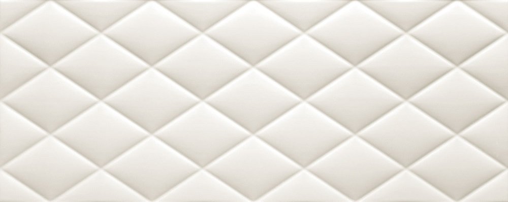 Декоративные элементы Tubadzin Senza Diamond STR, цвет белый, поверхность глянцевая, прямоугольник, 298x748