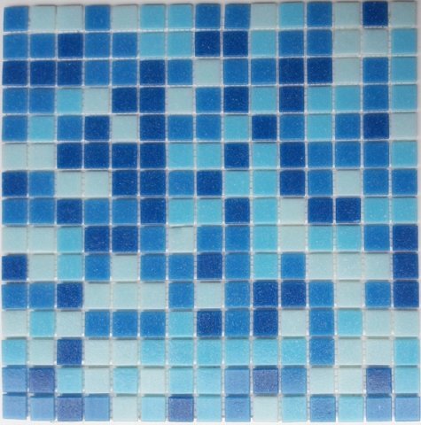 Мозаика JNJ Mosaic HG Mosaic TA227, цвет синий, поверхность глянцевая, квадрат, 327x327