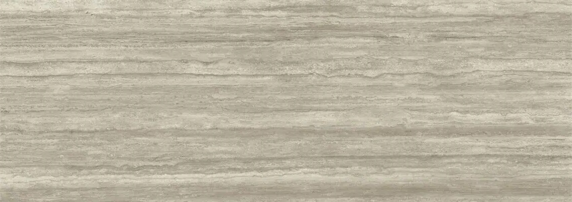 Керамогранит Laminam Hado Travertino Silver Bocciardato LAMF011871_IT, цвет серый, поверхность натуральная, прямоугольник, 1000x3000