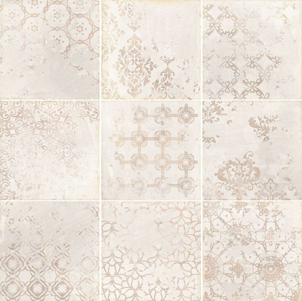 Декоративные элементы Dune Terracota Decor Blanco 187826, цвет бежевый, поверхность матовая, квадрат, 200x200