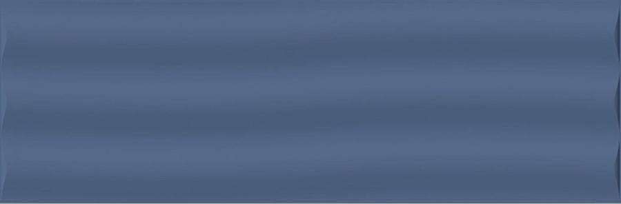 Керамическая плитка Polcolorit Sm-Cristal Bl Fala, цвет синий, поверхность глянцевая, прямоугольник, 244x744