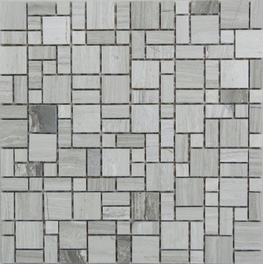 Мозаика Bonaparte Bonaparte Dunes, цвет серый, поверхность полированная, квадрат, 305x305