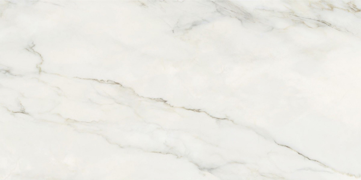 Керамогранит SK-Ceramics Calacatta White, цвет бежевый, поверхность глянцевая, прямоугольник, 600x1200